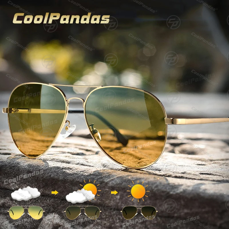 Sunglasses Aviator Polarized - النظارات الشمسية اللونية الرجال الاستقطاب الطيران