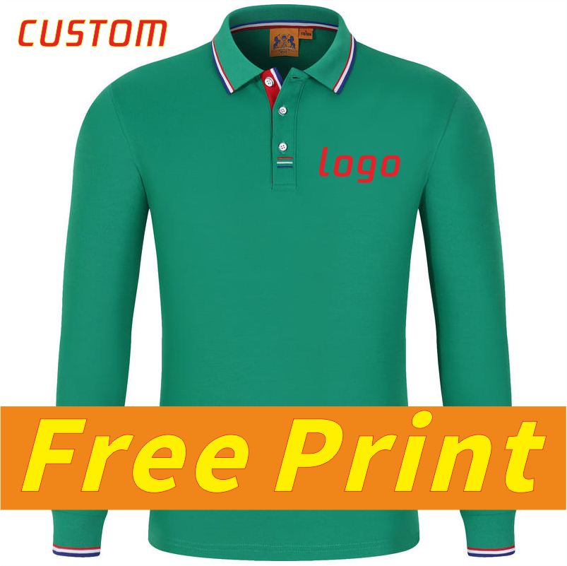 Polo Shirt Pique - قميص بولو بأكمام طويلة للخريف، تي
