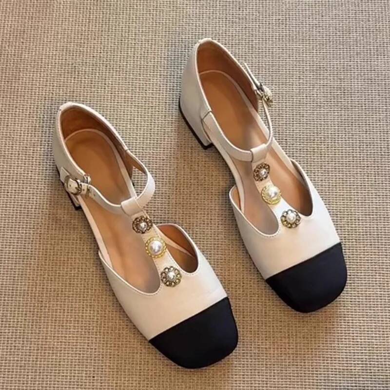 Casual Sandal Leather - النساء ساحة تو الكعب الصنادل أحذية