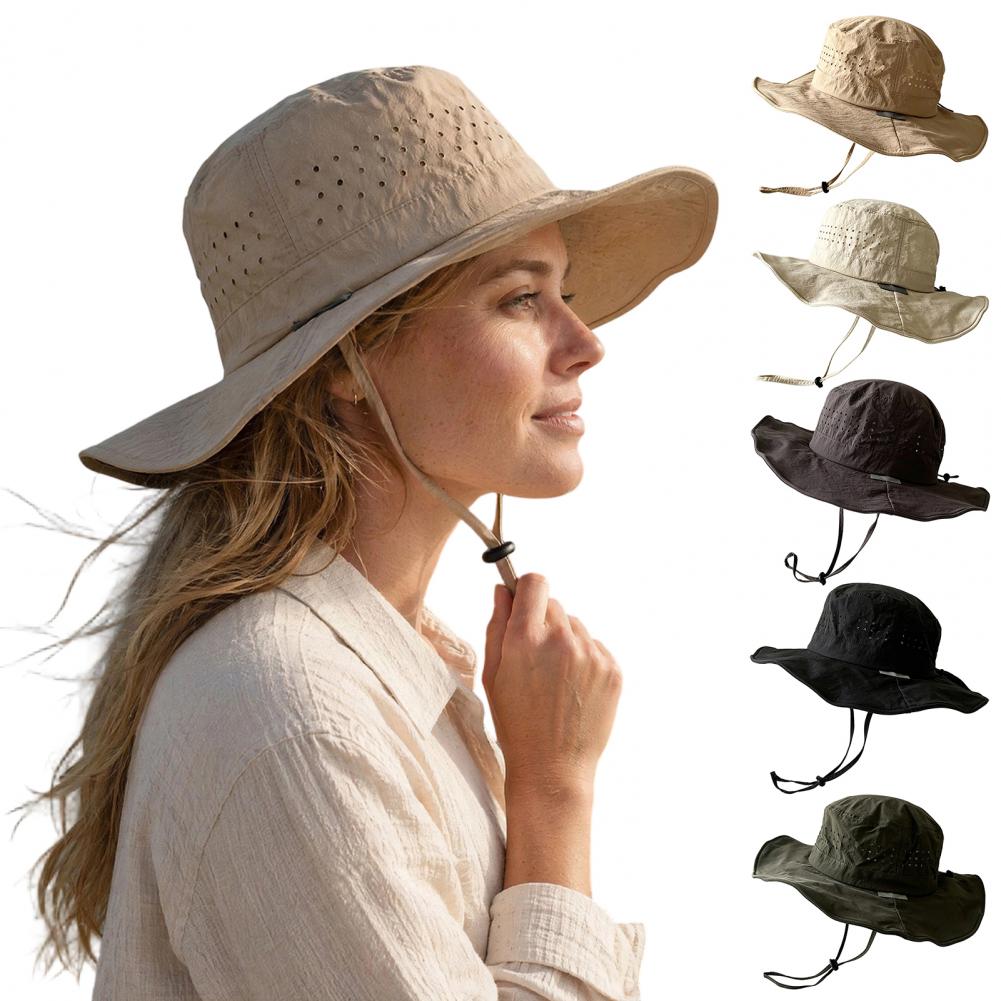 Packable Hat Nylon - قبعة شمسية واسعة الحواف من النايلون