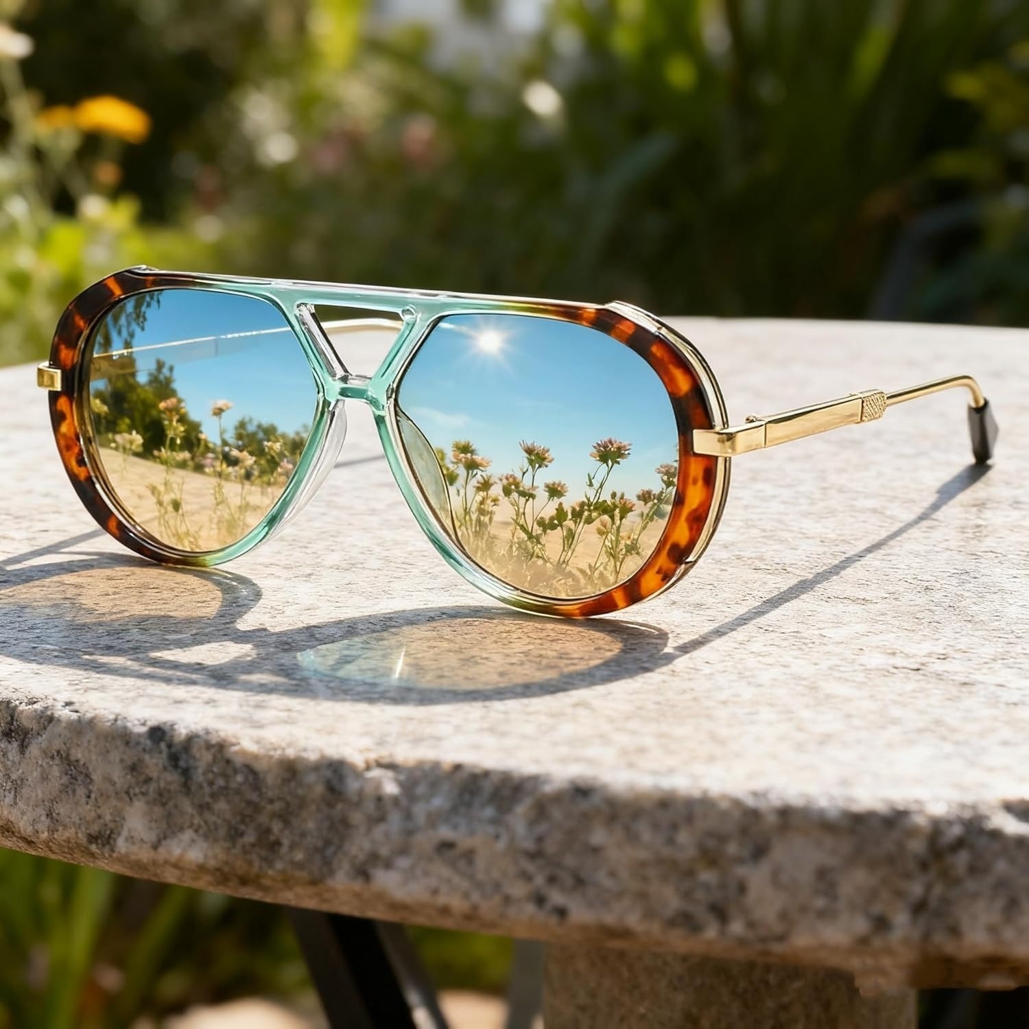 نظارات شمسية كبيرة الحجم مستقط - مراجعة Sunglasses Aviator Polarized وسعره