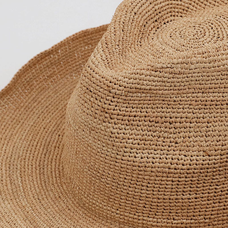 قبعة قش الرافية الطبيعية للنسا - مراجعة Bucket Hat Straw وسعره