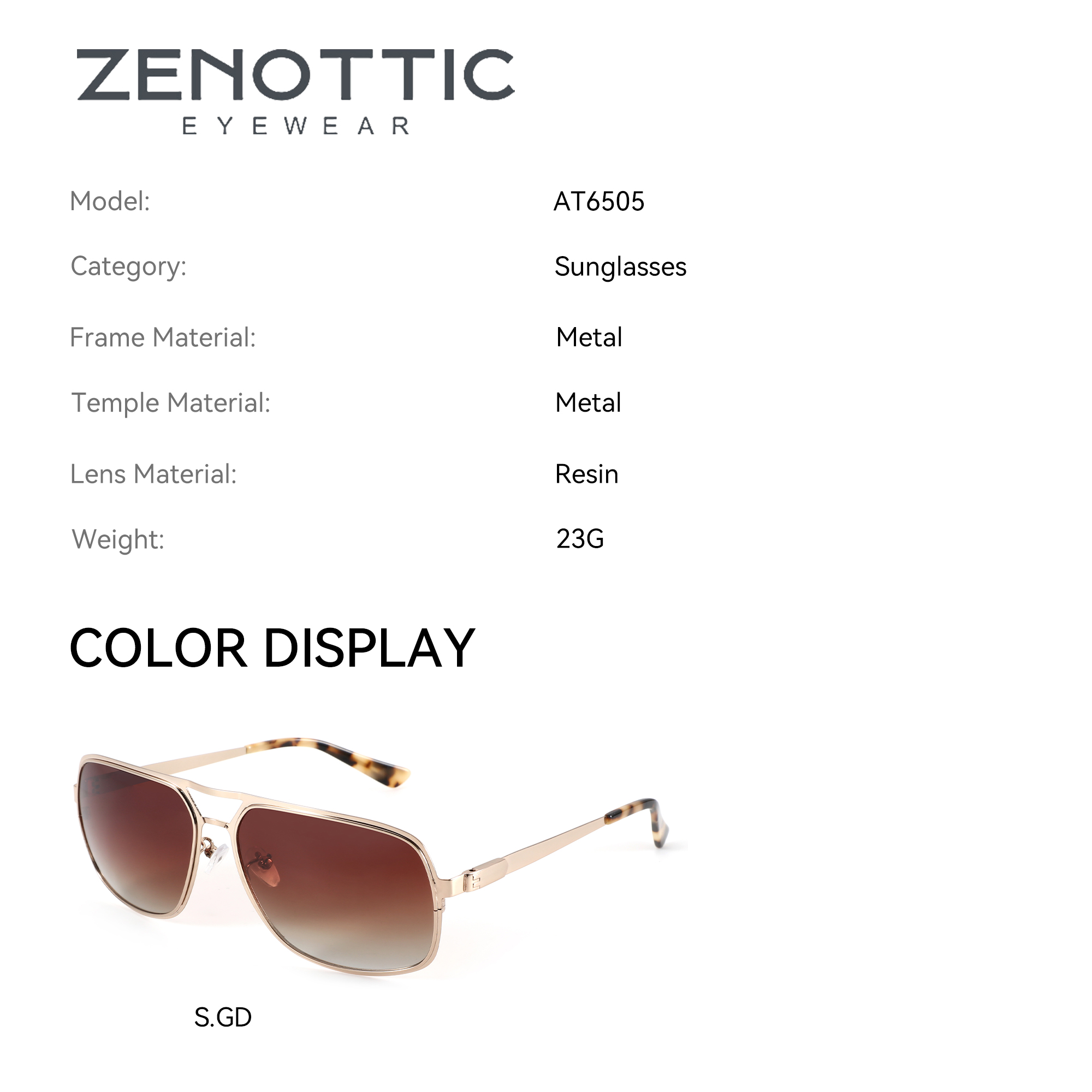 ZENOTTIC (حجم XL) نظارات شمسية - مراجعة Sunglasses Aviator Polarized وسعره
