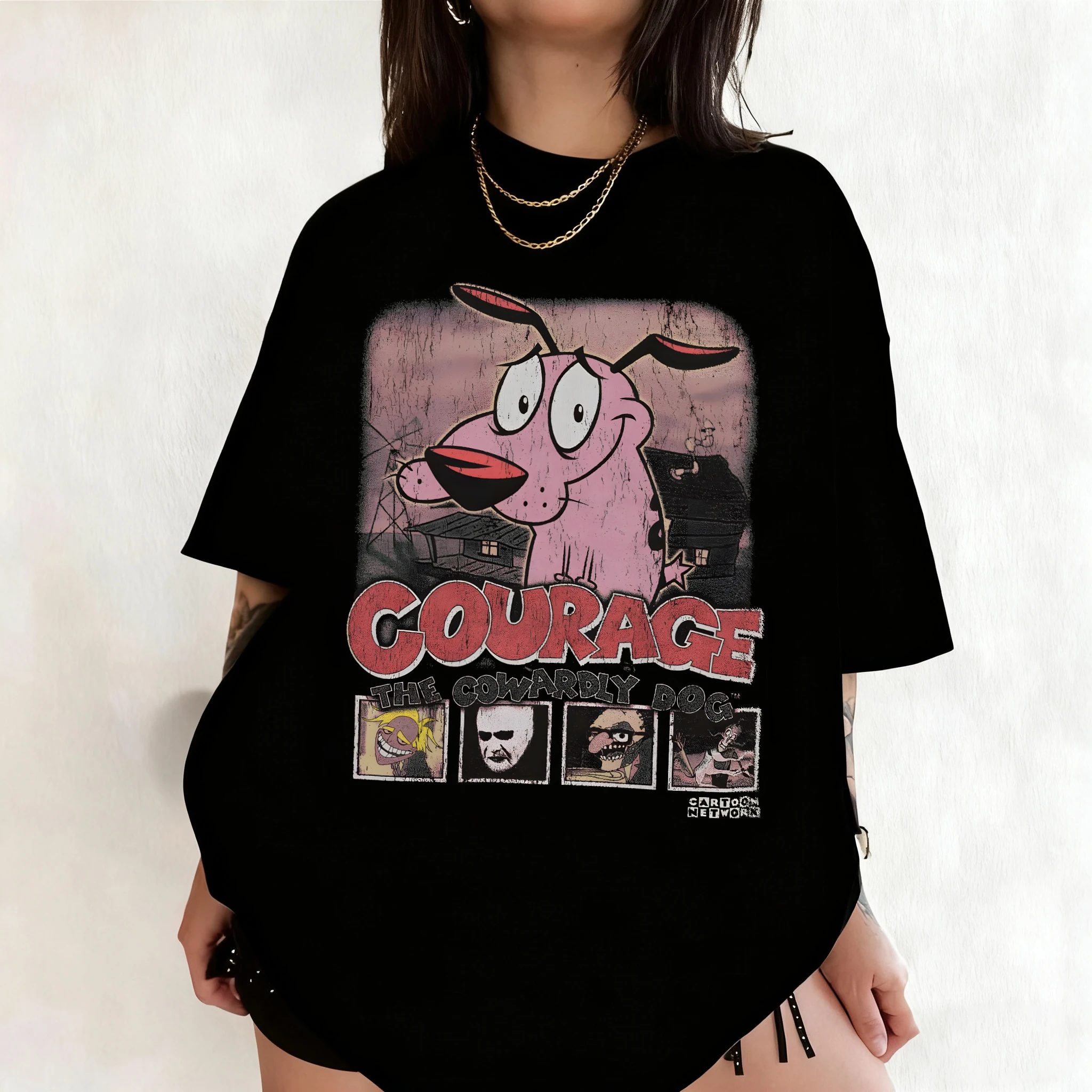 تي شيرت صيفي بطباعة كرتونية لش - مراجعة Tee Graphic Print وسعره