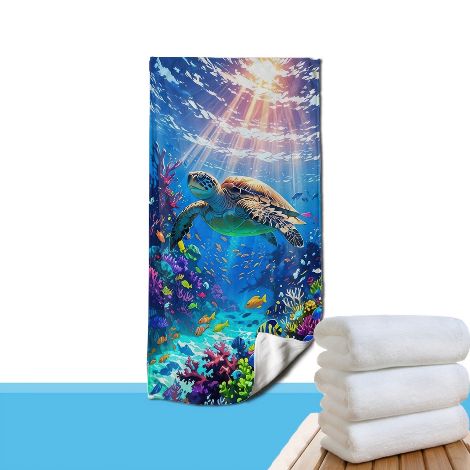 قطعة واحدة من من منشفة الشاطئ  - مراجعة Beach Towel Large وسعره