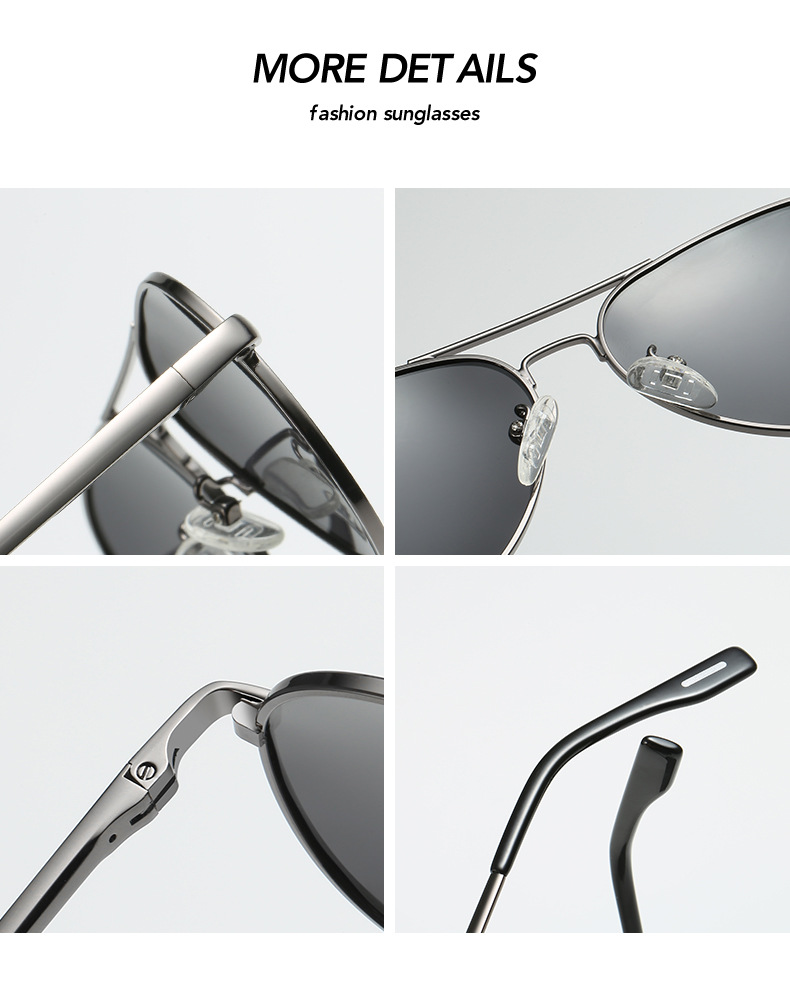 نظارات شمسية للجنسين بإطار صغي - مراجعة Sunglasses Aviator Polarized وسعره