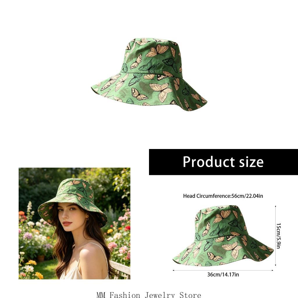 قبعة دلو مطبوعة باللون الأخضر، - مراجعة Packable Hat Nylon وسعره