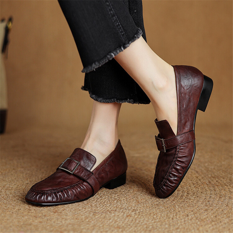 أحذية بدون كعب من الجلد الطبيع - مراجعة Casual Sandal Leather وسعره