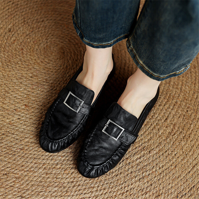 أحذية بدون كعب من الجلد الطبيع - مراجعة Casual Sandal Leather وسعره