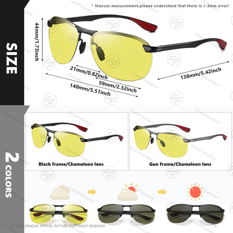 نظارات شمسية ذكية جديدة للرجال - مراجعة Sunglasses Aviator Polarized وسعره