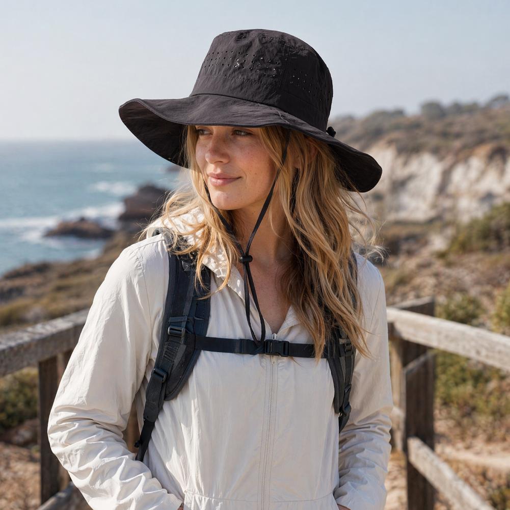 قبعة شمسية واسعة الحواف من الن - مراجعة Packable Hat Nylon وسعره