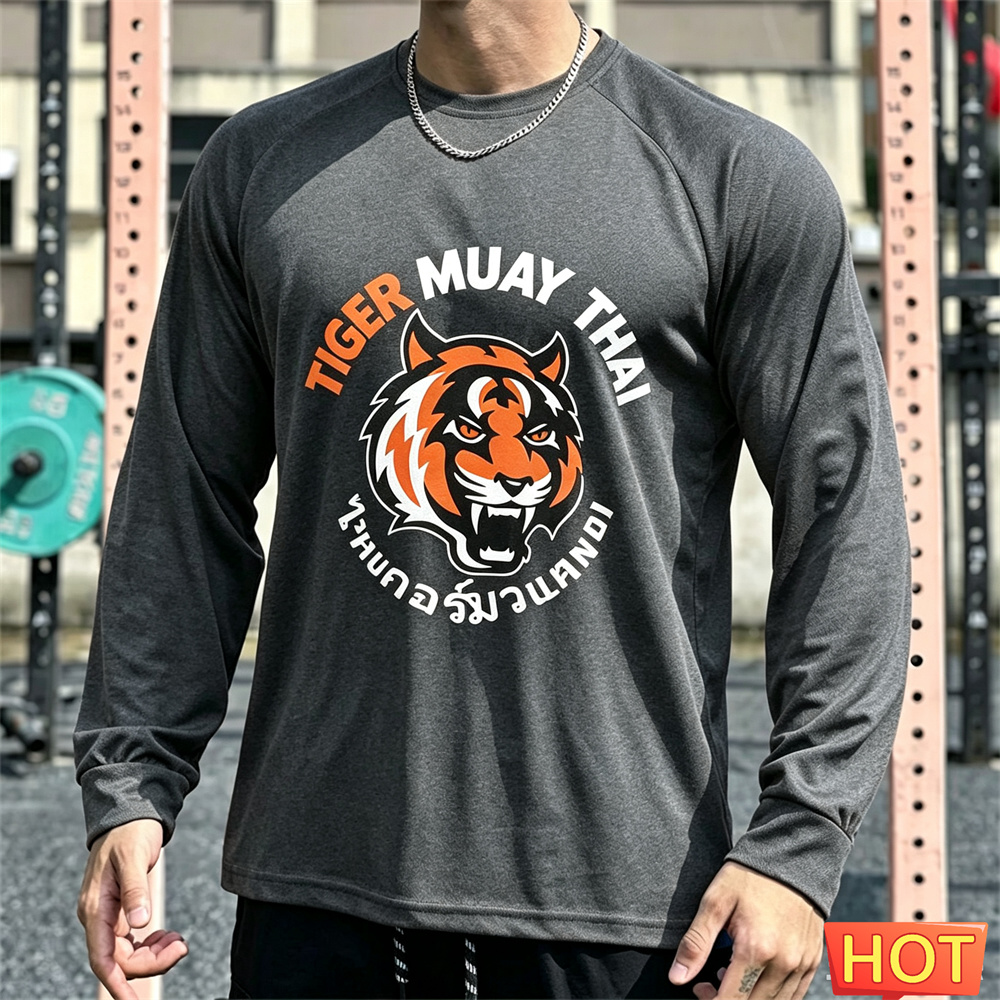 قميص رجالي طويل الأكمام للمواي - مراجعة Tee Graphic Print وسعره
