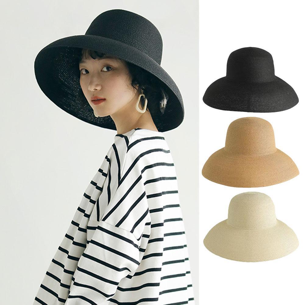 قبعة من القش للنساء على طراز ه - مراجعة Bucket Hat Straw وسعره