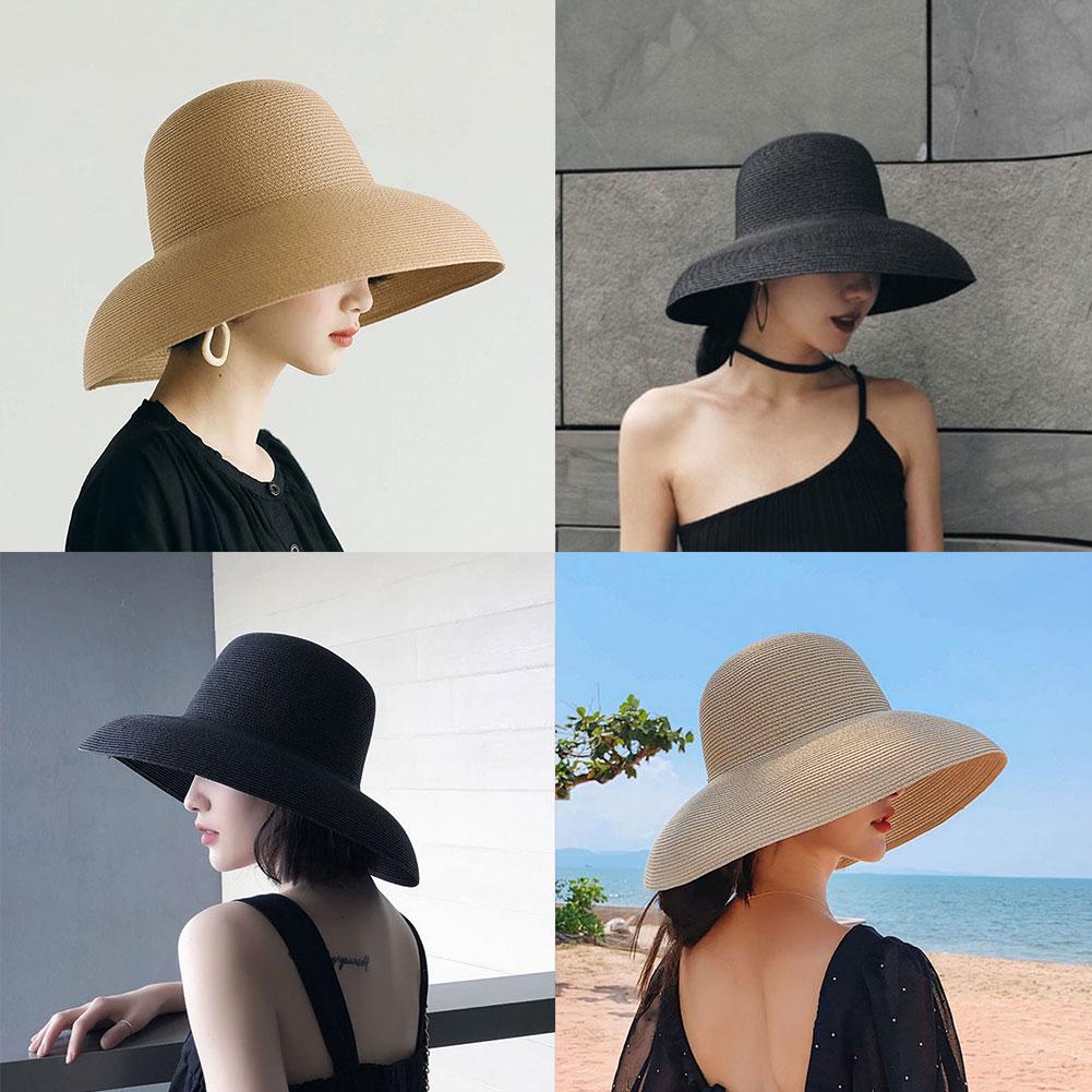 قبعة من القش للنساء على طراز ه - مراجعة Bucket Hat Straw وسعره
