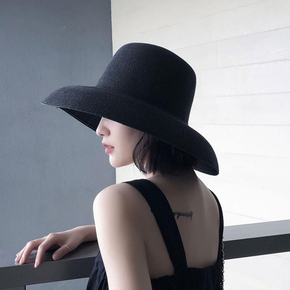 قبعة من القش للنساء على طراز ه - مراجعة Bucket Hat Straw وسعره