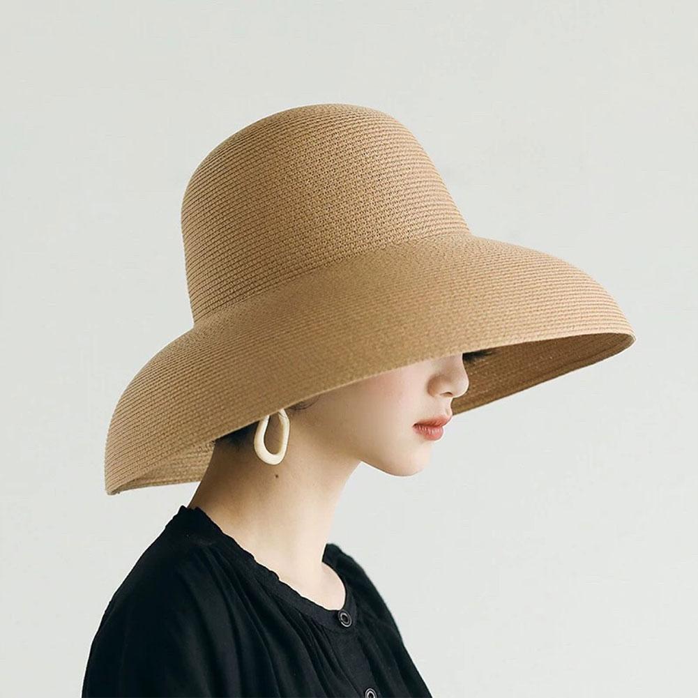قبعة من القش للنساء على طراز ه - مراجعة Bucket Hat Straw وسعره