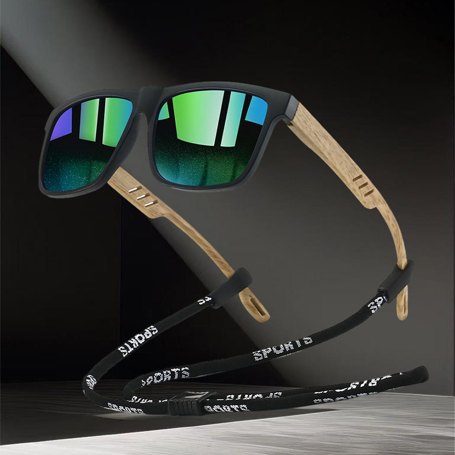 نظارات شمسية مربعة أنيقة مع سل - مراجعة Sunglass Retainer Cord وسعره